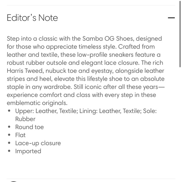 NIB Tweed Adidias Samba - Picture 4 of 4